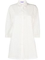 MC2 Saint Barth chemise Helena à broderies anglaises - Blanc - thumbnail