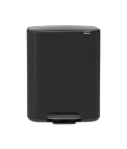 Brabantia Bo pedaalemmer 60 liter matt black
