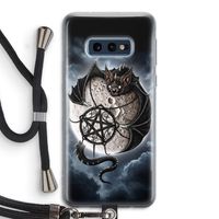 Volle maan: Samsung Galaxy S10e Transparant Hoesje met koord