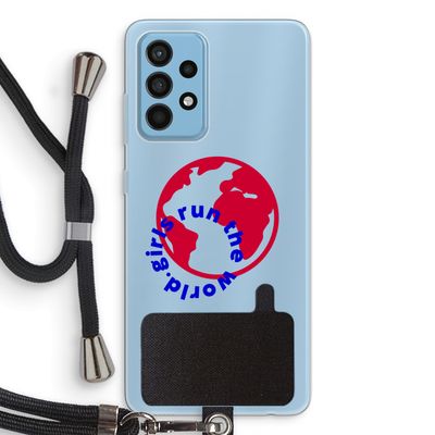 Run The World: Samsung Galaxy A52 Transparant Hoesje met koord