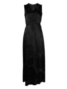 Carine Gilson robe-nuisette en soie - Noir