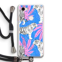 Tijger: Pixel 3 Transparant Hoesje met koord