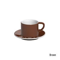 Loveramics bond cappuccino tas en ondertas (150ml) bruin - thumbnail