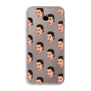 Ugly Cry Call: Samsung Galaxy J4 Plus Transparant Hoesje