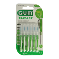 GUM Trav-ler rager 1.1 mm (groen) 6 Stuks