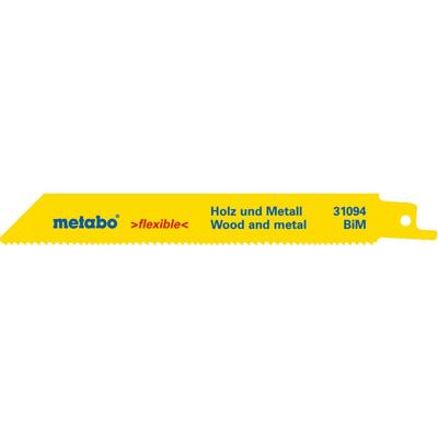 Metabo 628246000 Metabo 25 reciprozaagblad hout+metaal150 25 stuk(s)