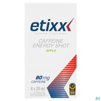 Etixx Cafeine Energy Shot Apple 80mg Cafeine 6x25ml Etixx Cafeine Energy Shot Apple 80mg Cafeine 6x25ml