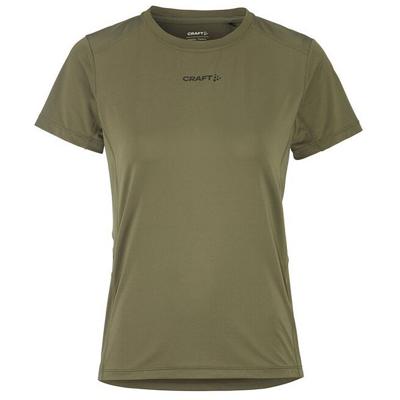 Craft ADV Essence 2 hardloopshirt korte mouw donkergroen dames