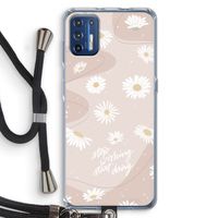 Daydreaming becomes reality: Motorola Moto G9 Plus Transparant Hoesje met koord