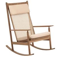 Warm Nordic Swing Rocking Chair teak, Nature - thumbnail