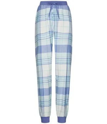 Rebelle dames lange pyjama broek - Mix en Match - Blauw ruit