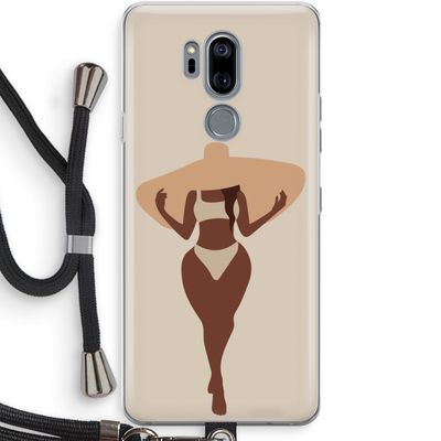 Let's get salty: LG G7 Thinq Transparant Hoesje met koord
