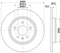 Remschijf 8DD355113931