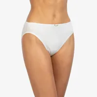 3367 dames bikini slip - Elastisch katoen dames onderbroek- Mini slip wit en zwart