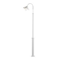 Staande buitenlamp Vega dimbaar inclusief paal 240cm hoogte E27 lichtbron 560-250