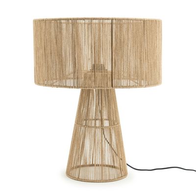 By-Boo Tafellamp 'Oshu' Jute, 50cm hoog