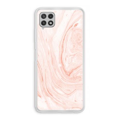 Peach bath: Samsung Galaxy A22 4G Transparant Hoesje