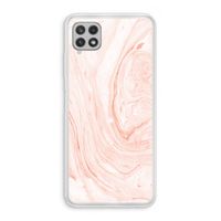 Peach bath: Samsung Galaxy A22 4G Transparant Hoesje