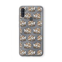Slapende poes: Samsung Galaxy A11 Transparant Hoesje