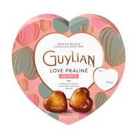 Guylian Love Praliné Hearts - chocolade hartjes pralines met hazelnoo Guylian Love Praliné Hearts - chocolade hartjes pralines met hazelnoo