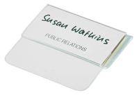 Badge durable met insteektong 40x75mm