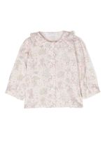 Mariella Ferrari blouse à motif animalier - Rose