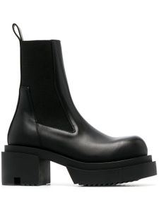 Rick Owens bottines Beatle Bogun en cuir 75 mm - Noir