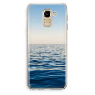 Water horizon: Samsung Galaxy J6 (2018) Transparant Hoesje
