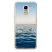 Water horizon: Samsung Galaxy J6 (2018) Transparant Hoesje