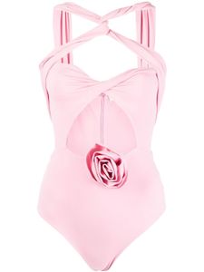 Magda Butrym twisted cut-out bodysuit - Rose