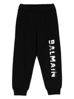 Balmain Kids pantalon de jogging à logo imprimé - Noir - thumbnail