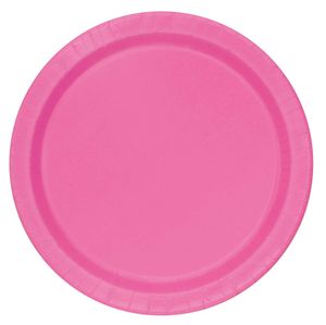 Bordjes Pink 20 Stuks - 18 cm