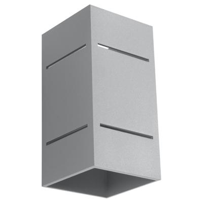 Wandlamp BLOCCO grijs
