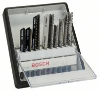 Bosch Accessoires 10-delige Robust Line decoupeerzaagbladenset Top Expert T-schacht  1st - 2607010574 - thumbnail