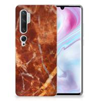 Xiaomi Mi Note 10 Pro | TPU | Siliconen hoesje | Marmer Bruin Xiaomi Mi Note 10 Pro | TPU | Siliconen hoesje | Marmer Bruin