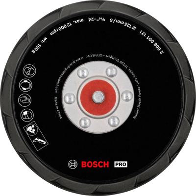 Bosch Accessories 2608001121 PRO polijstschijf, 125 mm, GPX 12V-125 1 stuk(s)
