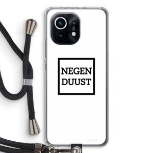 Negenduust vierkant: Xiaomi Mi 11 Transparant Hoesje met koord