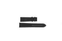 Horlogeband Tissot GENTLEMAN / T610044600 / T1274101605100A / T1274071605100A Leder Zwart 21mm