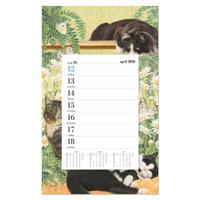 Franciens Katten Weeknotitiekalender op schild 2026 Bloemen