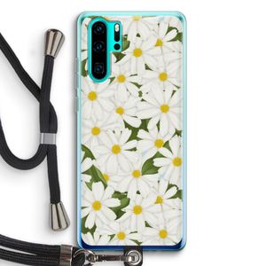 Summer Daisies: Huawei P30 Pro Transparant Hoesje met koord