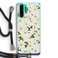 Summer Daisies: Huawei P30 Pro Transparant Hoesje met koord