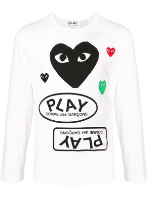 Comme Des Garçons Play t-shirt Play - Blanc