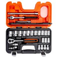 Bahco dopsleutelset met ratel - 1/2inch - 24-delig - S240