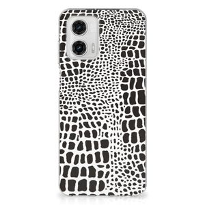 Motorola Moto G73 TPU Hoesje Slangenprint