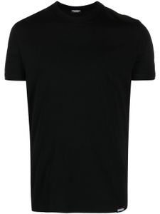 DSQUARED2 t-shirt en jersey à patch logo - Noir