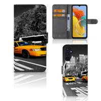 Samsung Galaxy M14 | Flip Cover | New York Taxi