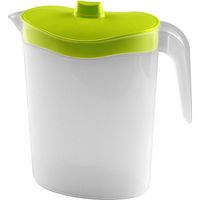 Kunststof schenkkan 2,5 liter met groen deksel   -