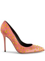 Giuseppe Zanotti escarpins Jakye Precious 105 mm satiné - Orange - thumbnail