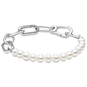 Pandora Me 599694C01 Armband Freshwater Cultured Pearl zilver 8,6 mm (2) 16 cm