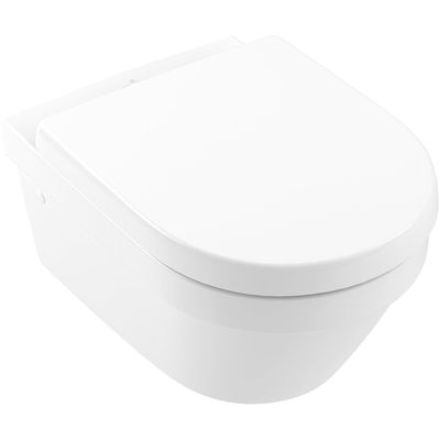Villeroy & Boch Architectura combi-pack diepspoel directflush met zitting met softclose en quick release ceramic+ wit 4694hrr1